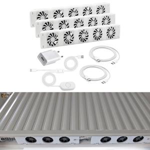 스마트 라디에이터 부스터 익스텐션 세트, 환풍기 선풍기, 에너지 효율적인 선풍기 히터, 난방 냉각 시스템 부품, 라디에이터 선풍기