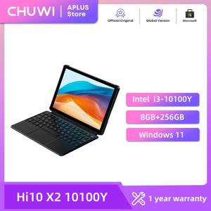 CHUWI Hi10 X2 태블릿 듀얼 코어 인텔 10세대 i3-10100Y 8GB RAM 256GB ROM 인텔 UHD 그래픽스 615 10.1인치 LCD 화면 2 IN 1 태블릿 ﻿