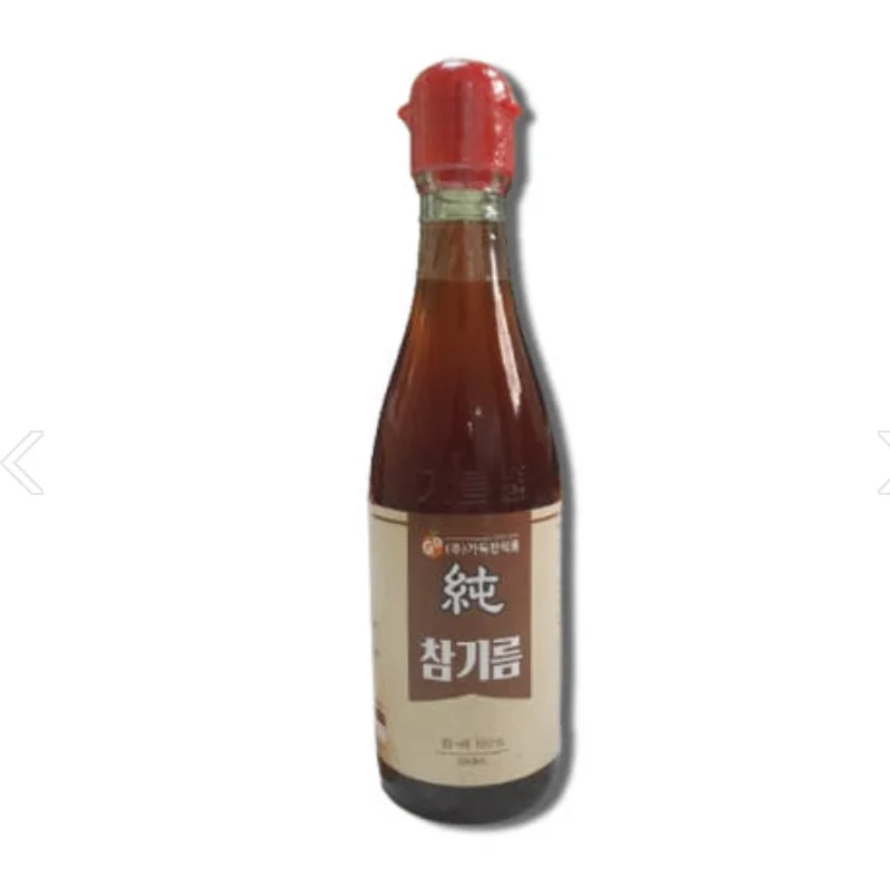 가득찬 참기름 300ml