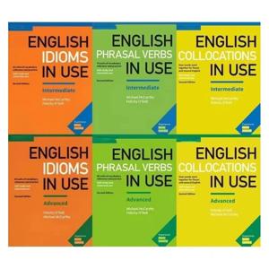 영어 책 중급 고급 어휘 사용 모음, 관용구 문구 동사, 3 권