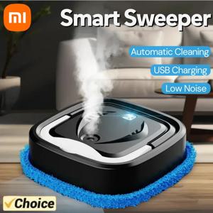 Xiaomi 스마트 로봇 진공 청소기 습식 및 건식 청소 기계 공기 가습 스프레이로 충전식 가정용 청소 로봇