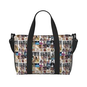 Eras Tour 1989 Taylor's Swift 여성용 미국 팝 가수 토트백, 대용량 해변 체육관 여행 가방