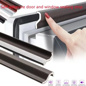 새로운 40M 어쿠스틱 폼 창문 씰링 스트립 캐빈 창 씰 방음 폼 S 웨더 스트리핑 도어 씰 갭 필러 테이프