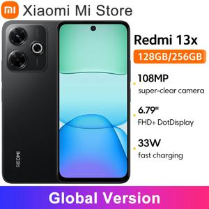 샤오미 레드미 13X 스마트폰 글로벌 버전 MTK Helio G91 울트라 108MP 슈퍼 클리어 카메라 6.79인치 FHD+ 디스플레이 33W 고속 충전