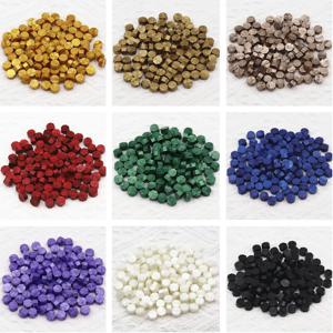 씰 스탬프, 카드 봉투의 Handmake 장식, Fire Lacquer 씰링 왁스 용 100 개/가방 팔각형 씰링 왁스 비즈