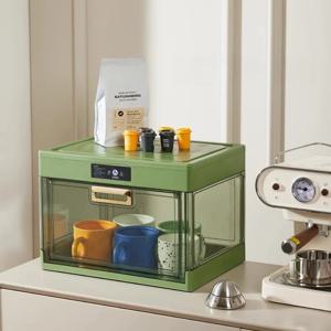 다기능 아기 식기 소독제 UV 소독 상자 건조 랙 식기 세척기 안전 트레이 원터치 작동 우유병