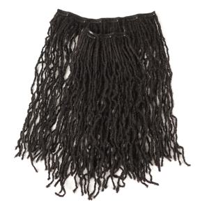 AHVAST Inter Locs 클립 헤어 익스텐션 100% 버진 인간 헤어 풀 헤드 마이크로 Locs 클립 Sister Locs 세트