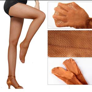 전문 하드 메쉬 스타킹 라틴 댄스 Fishnet 스타킹 Compretition 특수 팬티 스타킹 단독 미끄럼 방지 뼈 라인 옥스포드 양말