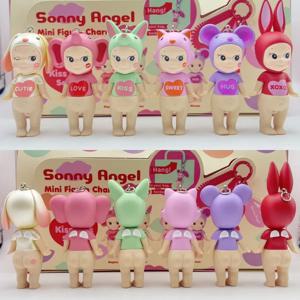 ﻿ 해바라기 장난감 가게 써니 엔젤 키스 키스 시리즈 블라인드 박스 귀여운 그림 모델 만화 가방 키 체인 펜던트 인형 수집 선물 장난감