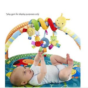 아기 매달려 자동차 좌석 장난감 플러시 활동 신생아 여행 활동 장난감에 대한 BB 끽끽 소리와 딸랑이와 유모차 장난감을 교수형