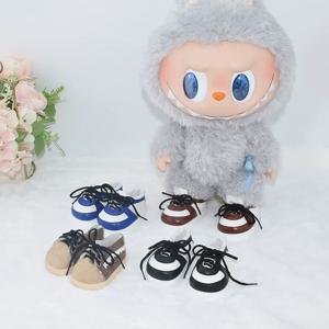 LABUBU 가죽 신발 38cm 코튼 인형 신발 부츠 장난감 캐주얼 스포츠 신발 인형 액세서리 DIY 인형 완구에 적합