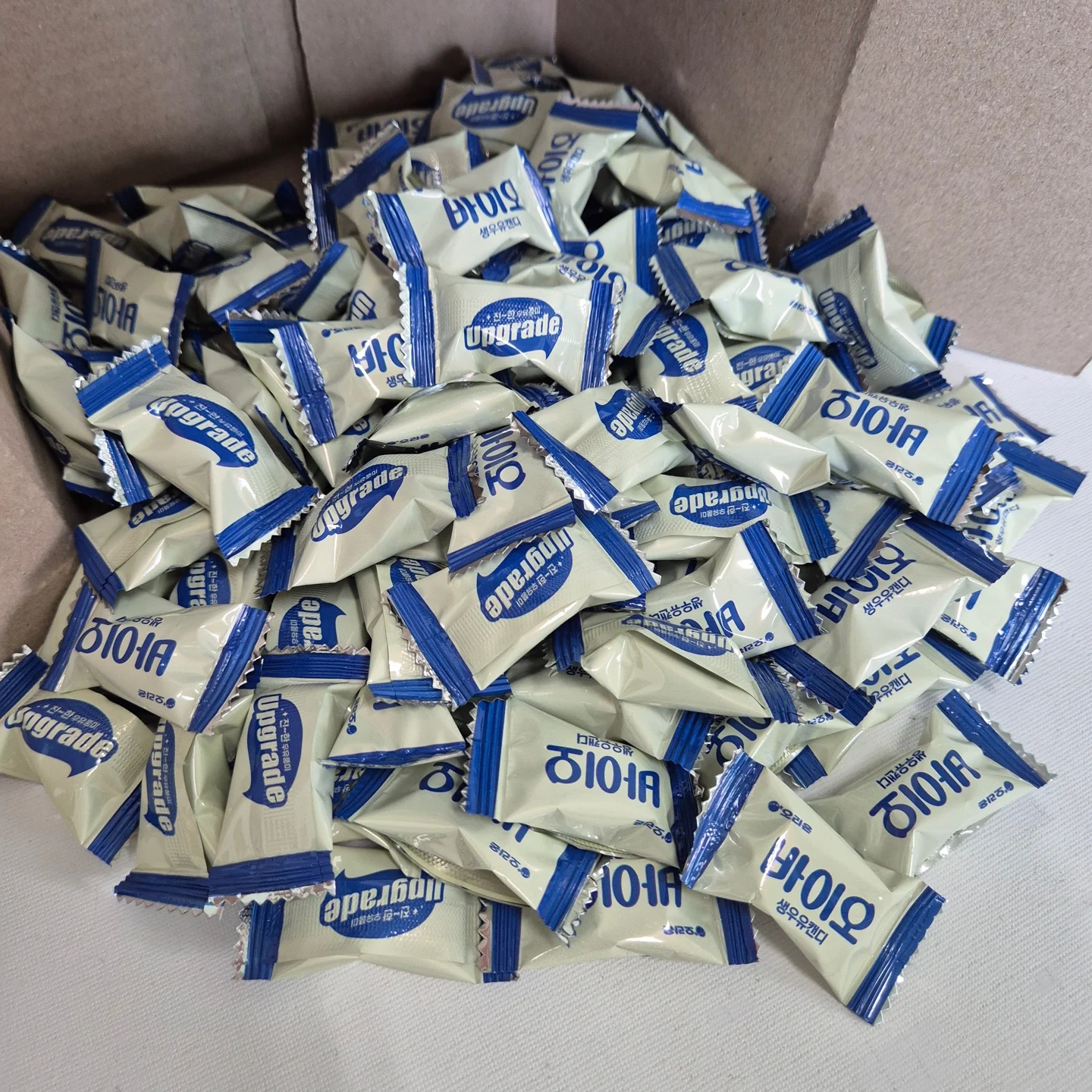 [놀러과자] 오리온 바이오 생우유 캔디 대용량 개별포장 100개