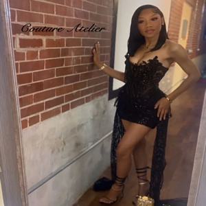 블랙 크리스탈 비딩 홈커밍 프롬 드레스 머메이드 미니 칵테일 가운 생일 드레스 럭셔리 2025 블랙걸 맞춤 제작