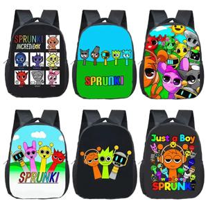 16인치 스프런키 프린트 백팩 (5-10세용) 스프런키 인크레디박스 책가방 유치원생/어린이집 가방