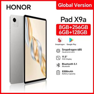 글로벌 버전 HONOR Pad X9a 6GB+128GB/8GB+256GB 11.5인치 2.5K 120Hz LCD 화면 8300mAh 배터리 35W 슈퍼차지 WiFi 안드로이드 15