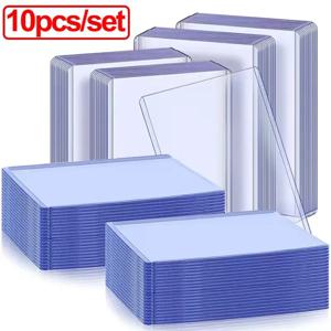 35PT 투명 카드 보호 슬리브 하드 플라스틱 카드 홀더 야구 카드 스포츠 카드용