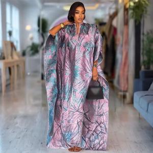 아프리카 여성 전통 의상, 다시키, 앙카라 의상, 가운, 아바야, 무슬림 카프탄 맥시 롱 드레스 2025