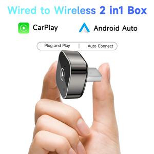 Pionray Smart Box – 모든 차량용 무선 CarPlay 및 Android 자동 어댑터 – 플러그 앤 플레이, 범용 호환성