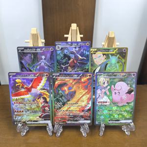 포켓몬 일본어 SV9a SV10 SR Carchomp Mewtwo Moltres Ho-Oh lillies Clefairy EX RARE 싱글 카드 클래식 게임 애니메이션 카드 선물