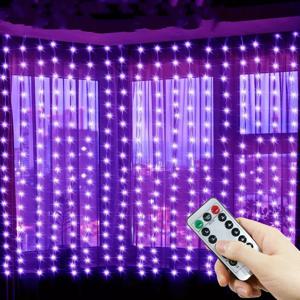 2026년 새해 휴일 파티 생일 장식 LED 8가지 모드 크리스마스 조명 USB 커튼 스트링 라이트 웨딩 요정 조명 나비다드