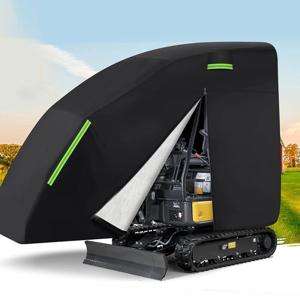 미니 굴삭기 커버 보브캣 E20 1760-3530lbs 방수 210D 옥스포드 원단 지퍼 외장 액세서리 140x45x75인치