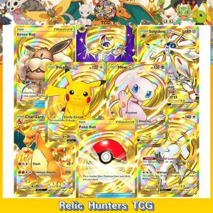 포켓 홀로 포일 카드 포켓몬TCG DIY PTCG 자체 제작 몬스터 카드 에칭 텍스처 싱글즈 애니메이션 주변기기 컬렉션 게임 카드
