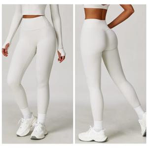 힙업 러닝 레깅스 여성용 2025 하이웨이스트 퀵드라이 누드감 요가 팬츠 복부 조절 야외 운동 타이츠 체육관용