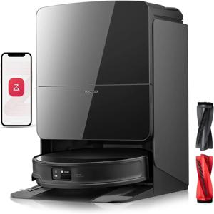 베스트셀러 로보락 S8 MaxV 울트라 로봇 청소기 & 소닉 물걸레, 10000Pa 흡입력, 모서리까지 깊은 청소, 핫 에어 세척