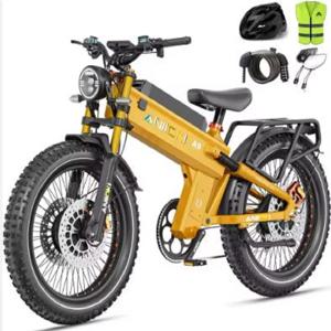 핫 뉴 세일즈 A9 프로 맥스 6000W 듀얼 모터 전기 자전거 성인용 60V 70/80Ah 고용량 배터리 45MPH 롱 전기 자전거