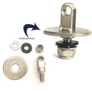 탄약 잠금 하드웨어 키트 잠금 케이스 2 세트, 50 30 Cal 20mm 40mm 권총 총알 탄약 총 금고
