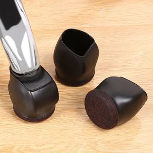 고무 침대 사무실 의자 휠 스토퍼 가구 다리 캐스터 컵 의자 피트 바닥 보호대 펠트 패드 바닥 긁힘 방지