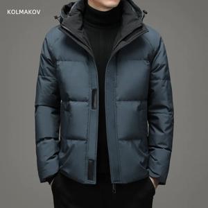 남성용 90% 화이트 덕 다운 코트, 따뜻한 겨울 다운 재킷, 남성 캐주얼 두꺼운 재킷 M-4XL, 패션, 2023 겨울