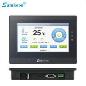 Samkoon HMI SK-070QE V3 SK-070QE-G 및 와이파이, DC 24V, 7 인치 터치 스크린