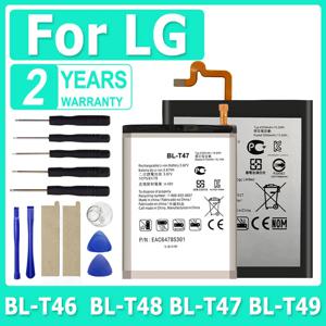 고품질 BL-T47 BL-T46 BL-T49 BL-T48 배터리 LG V60 ThinQ LMV600VM STYLO 6 LM-Q730MM K510 K51S LM-K410BMW LM-K51+도구