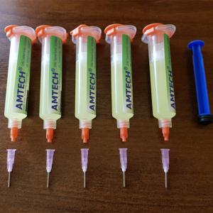 AMTECH 1pc 솔더 페이스트 무 세척 용접 오일 플럭스 그리스 10cc 솔더링 수리 페이스트 100% 오리지널 AMTECH NC-559-ASM