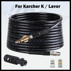 Karcher 용 고압 하수구 청소 호스 파이프 클리너 - K LAVOR 범용 변환 어댑터 세탁기 하수구 제트 키트