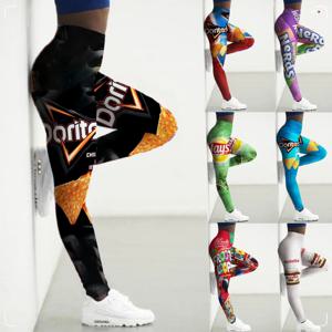 스포츠 레깅스 여성 3D 스낵 프린트 스타킹 요가 바지 체육관 레깅스 Femme Seamless Legins Ladies Leginsy Damskie Leggins 섹시한