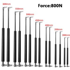 2PCS 유니버설 800N 300/350/400/450/500/550/600mm 스트럿 바 가스 스프링 지원 자동차 캐러밴 도어 Windows 해치 보트 버스