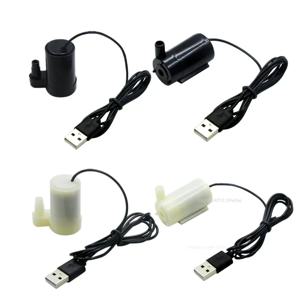 슈퍼 조용한 DC 5V USB 브러시리스 모터 펌프 휴대용 잠수정 워터 펌프 수경 물고기 탱크 순환 물 공예 분수