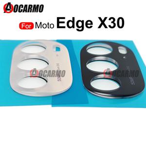 접착제 포함 후면 대형 카메라 렌즈, 모토로라 모토 엣지 X30 30 30 ProT2201-2 XT2201-6 교체 부품