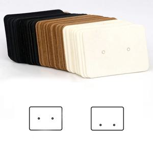 100PCS 2.5x3.5cm 반짝이 골드 컬러 빈 크래프트 종이 귀걸이 카드 패키지 쥬얼리 만들기 DIY 액세서리 용품 도매