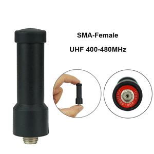 범용 소프트 미니 안테나 UHF 400-480MHz Baofeng 워키 토키 UV5R BF 888S UV82 Kenwood TK 360 용 SMA-여성 짧은 안테나