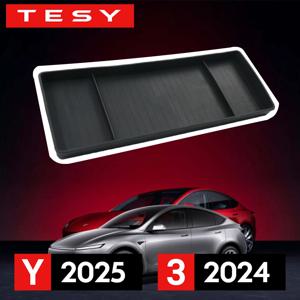 테슬라 신형 모델 Y 주니퍼 2025 출시 모델 3 하이랜드 2024 리어 스크린 수납함 대시보드 티슈 박스 트레이 ECT 패널