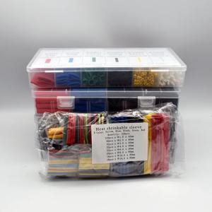 2:1 배 수축, 열 수축 튜브 세트, 폴리올레핀, 와이어 연결 및 데이터 라인 보호용 절연 열 수축 슬리브