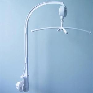 아기 침대 이동식 침대 벨 장난감, 거치대 암 브래킷, 와인드업 뮤직박스 베베 장난감 회전 목마 딸랑이, 0 12 개월