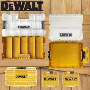 DEWALT 오리지널 TSTAK 노란색 도구 액세서리 보관함 드릴 비트 지원 포함 미니 터프 케이스