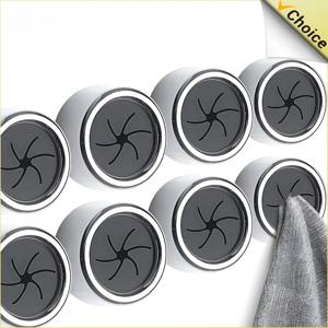 1-10pcs 자기 접착 수건 플러그 홀더 벽 마운트 욕실 주최자 수건 걸이 스토리지 랙 주방 걸레 수세미 클립