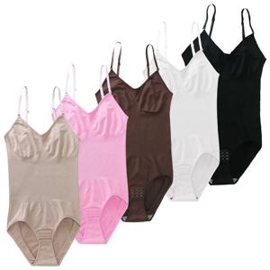 여성용 편안한 조절 가능한 어깨 스트랩 속옷, 심리스 복부 및 허리 보호 코르셋 브라, 캐미솔 브라