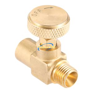 솔리드 황동 니들 밸브, 1/4 