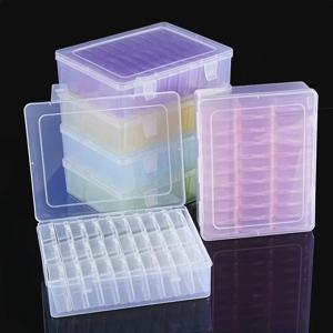 30Pcs 구슬 주최자 상자 공예 보석 및 작은 항목 저장을위한 힌지 뚜껑이있는 작은 투명 플라스틱 보관 용기